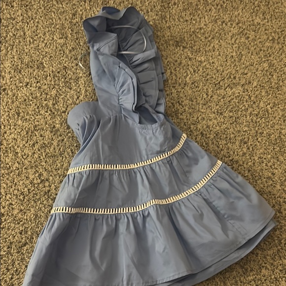 Blue Ruffled Top - Picture 3 of 6